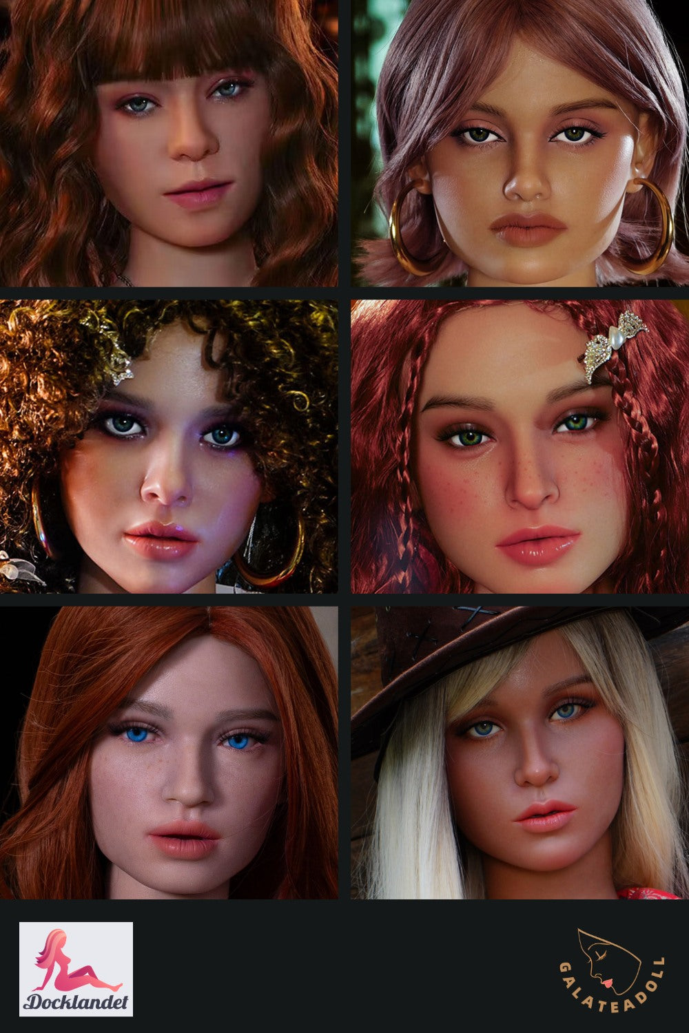 Ekstra hoved (Galatea Doll silikone Original)