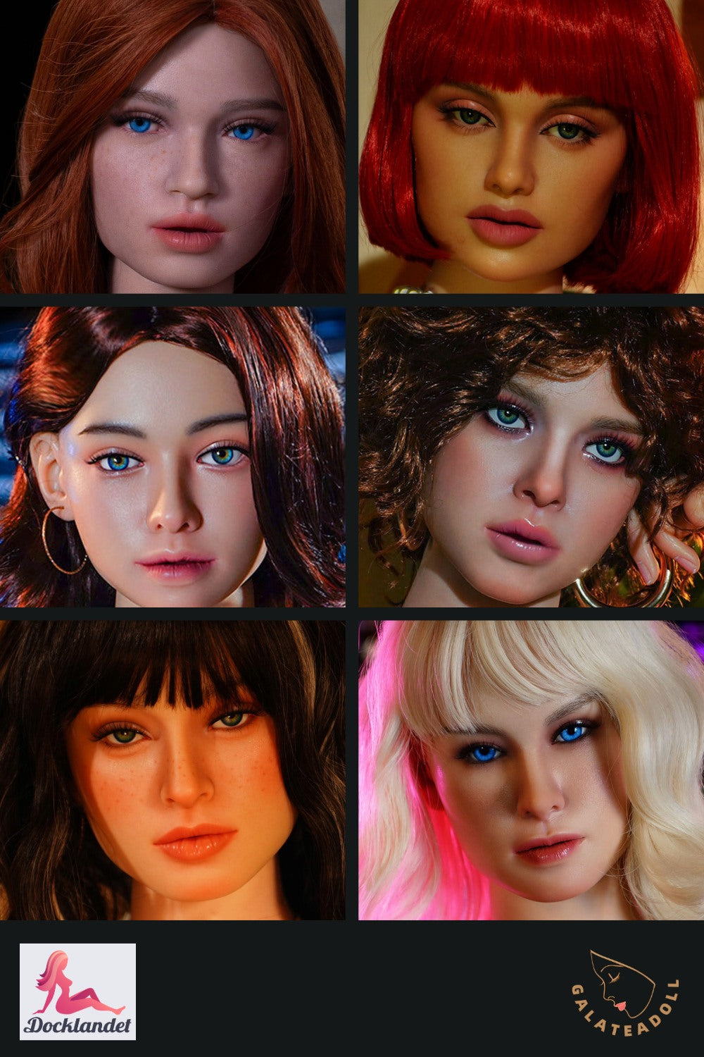 Ekstra hoved (Galatea Doll silikone Original)