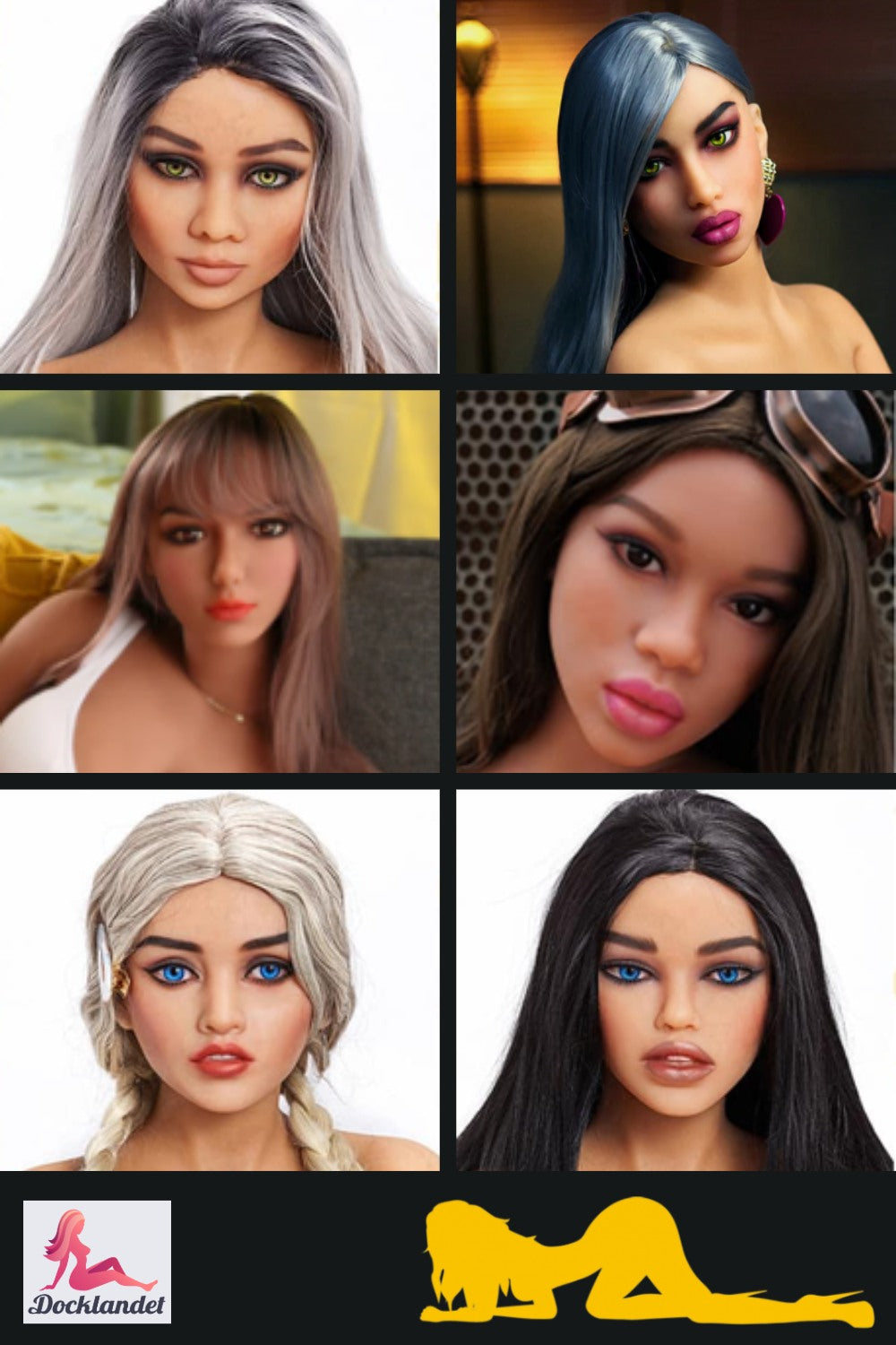 Ekstra hoved (Irontech Doll TPE original)