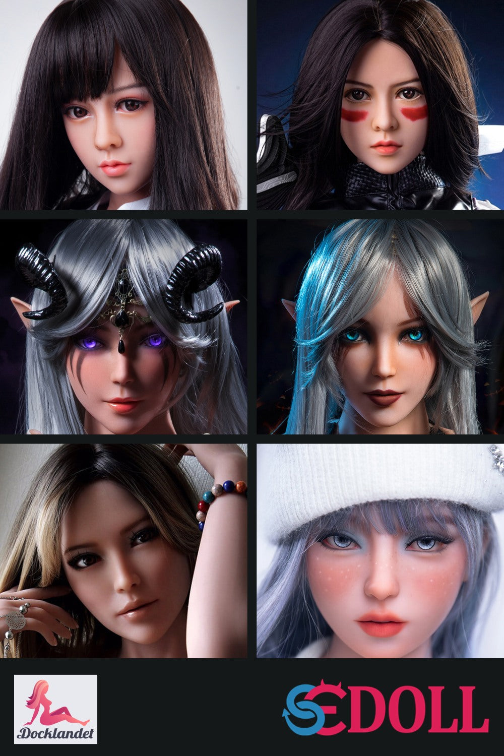 Ekstra hoved (SE-Doll TPE original)