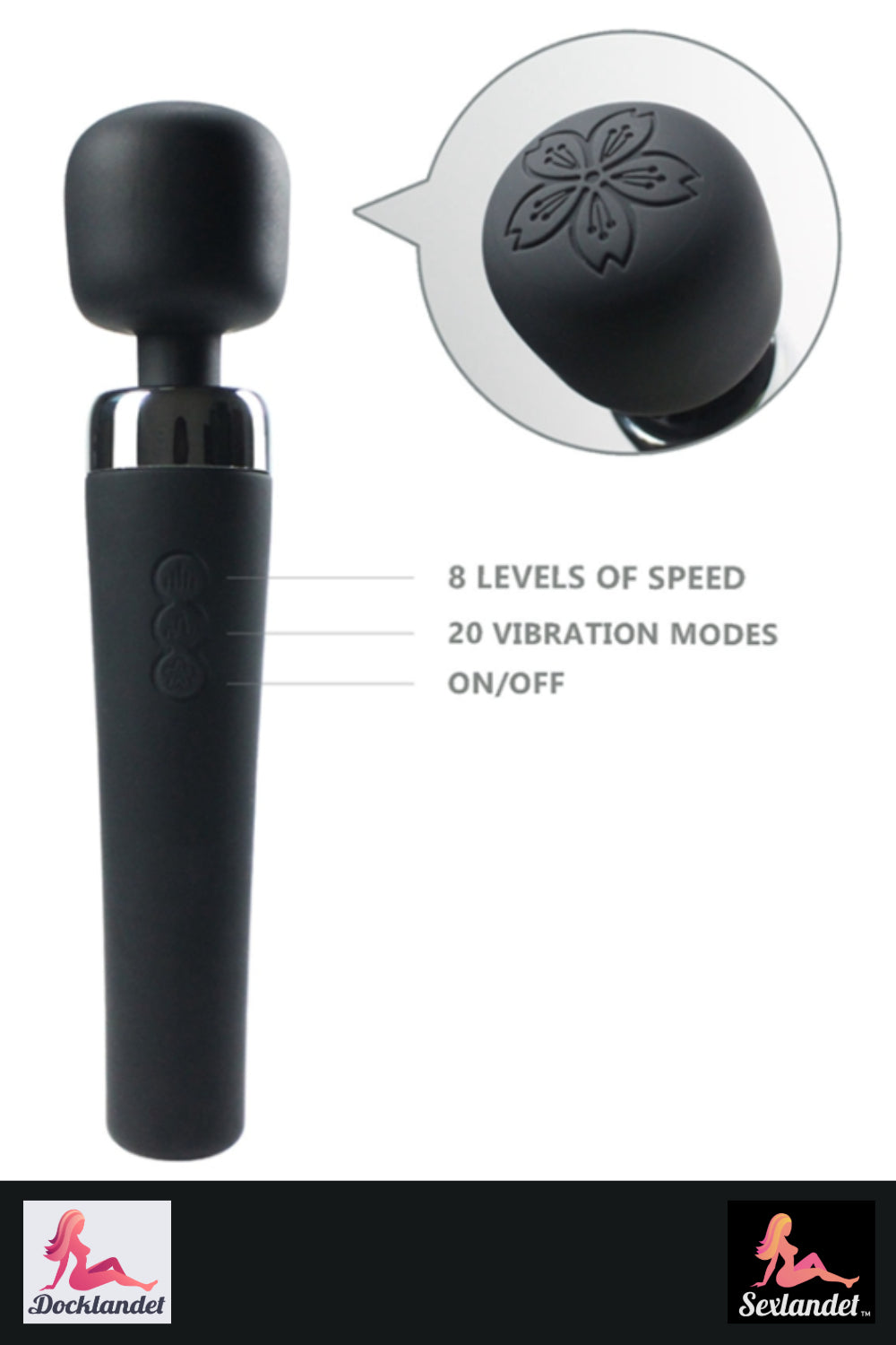 Kraftig vibrator i populært design (sexland)