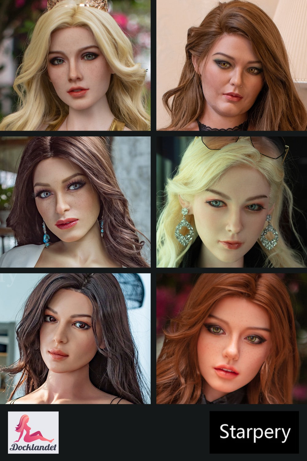 Ekstra hoved (Starpery Doll Original)