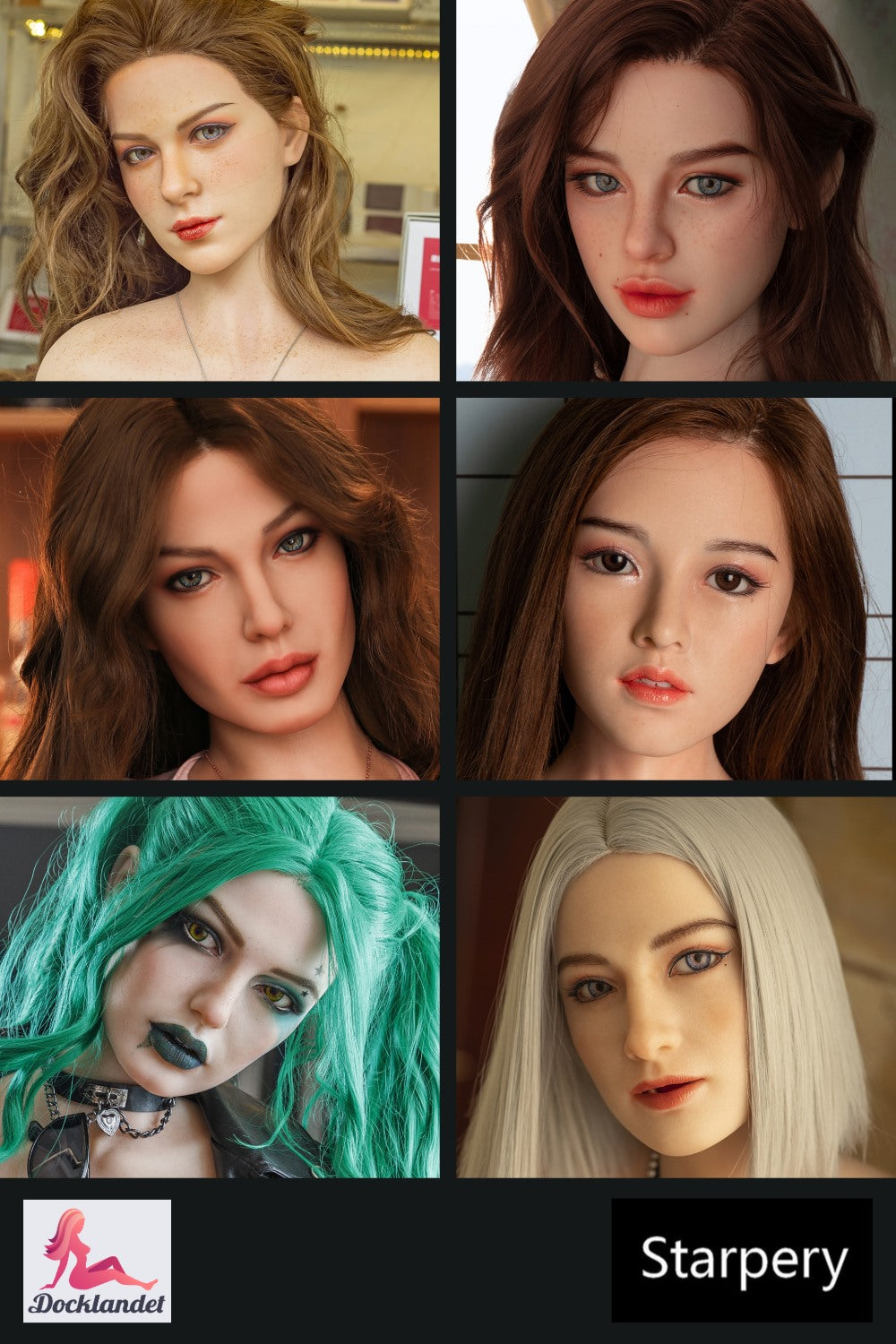 Ekstra hoved (Starpery Doll Original)