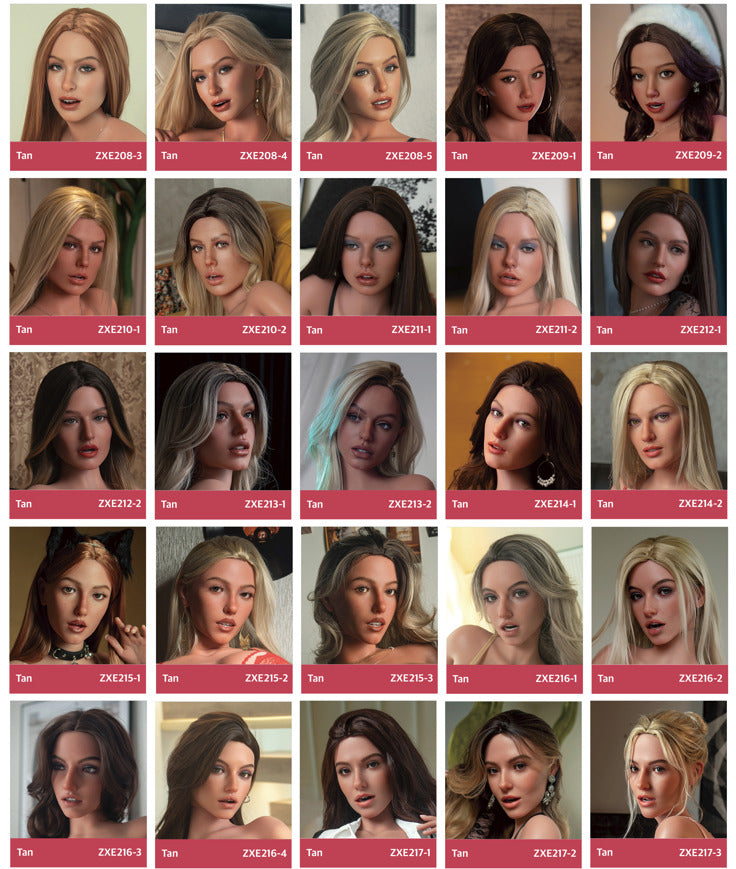 Ekstra hoved (Zelex Doll SLE silikone Original)