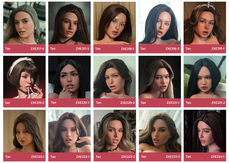 Ekstra hoved (Zelex Doll Sle silikone Original)