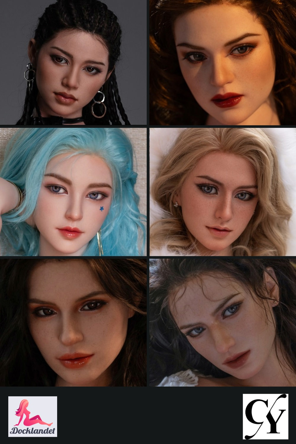 Ekstra hoved (TOP-CYDoll silikone Original)