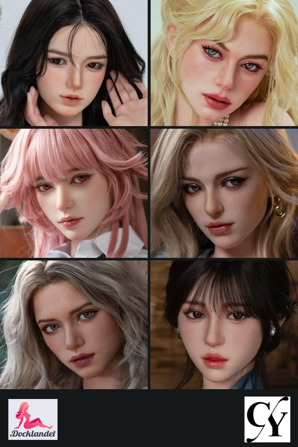 Ekstra hoved (TOP-CYDoll silikone Original)