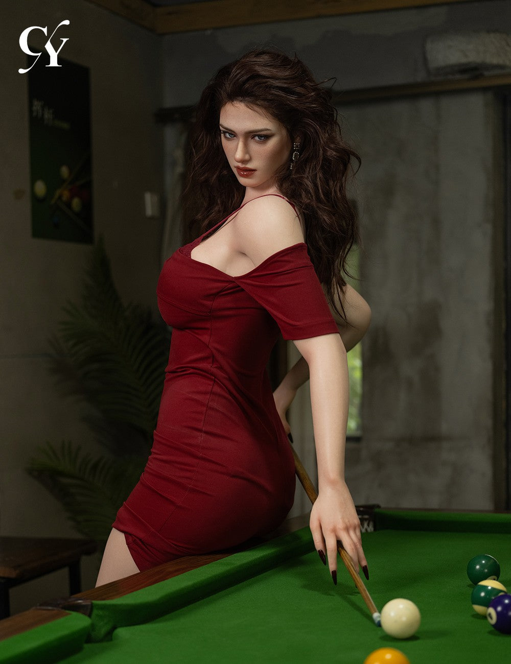 Elva sexdukke (TOP CYDOLL 176 cm E-cup TPE+silikone)