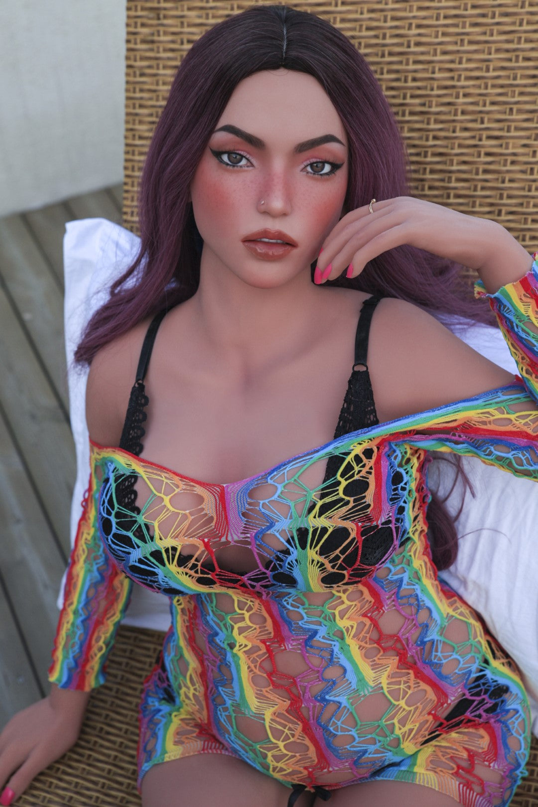 Ginny sexdukke (Climax Doll Pro 155 cm D-cup TPE+silikone)