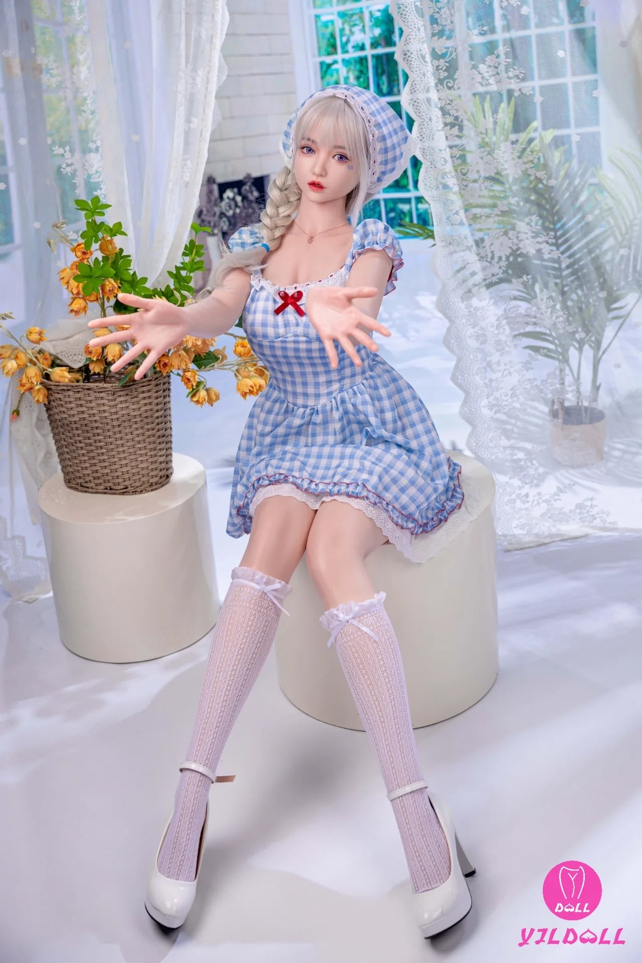 Lv ling sexdukke (YJL Doll 168 cm e-cup #457 silikone)