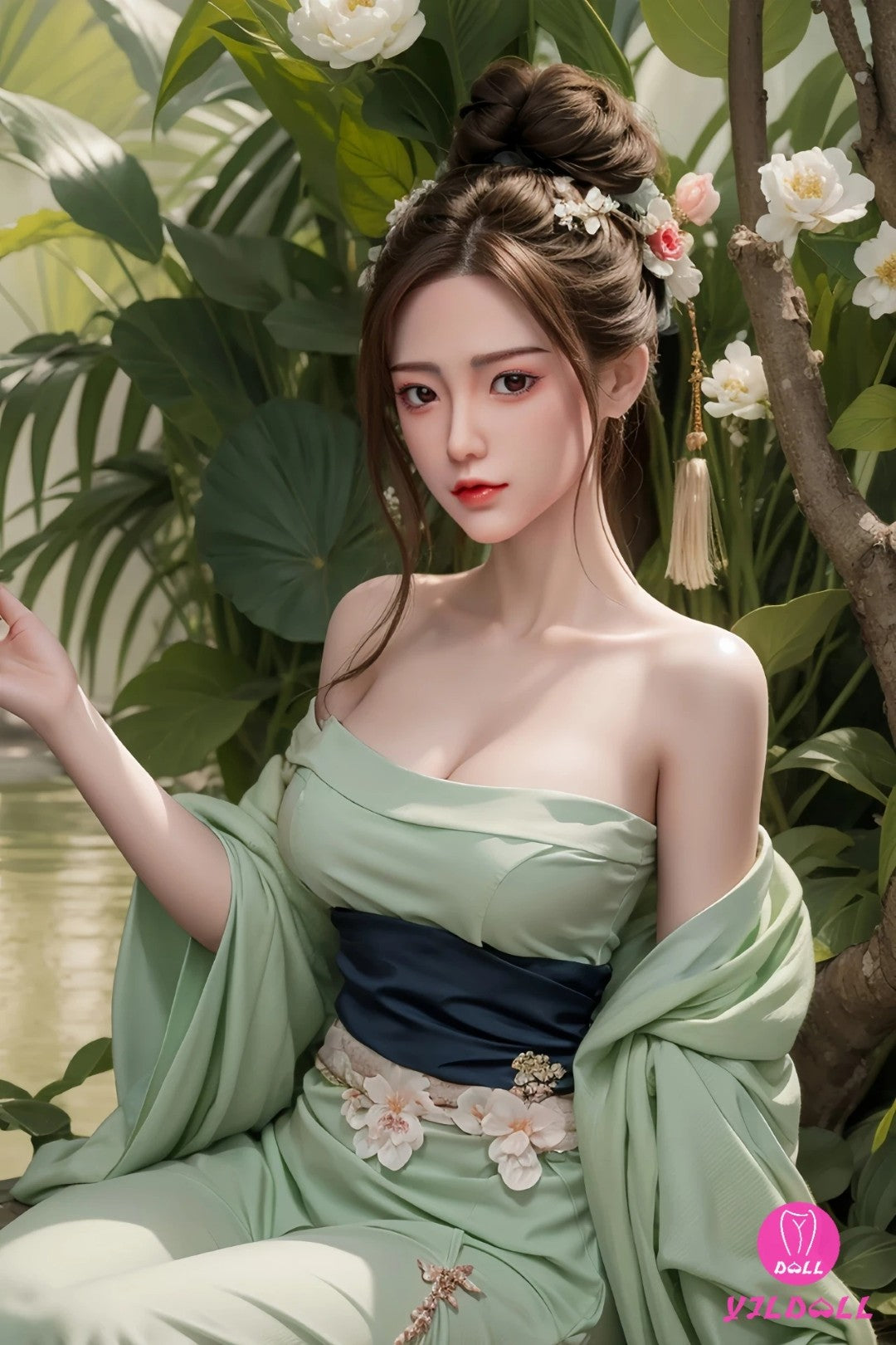 For helvede Jing sexdukke (YJL Doll 165 cm D-cup #449 silikone)