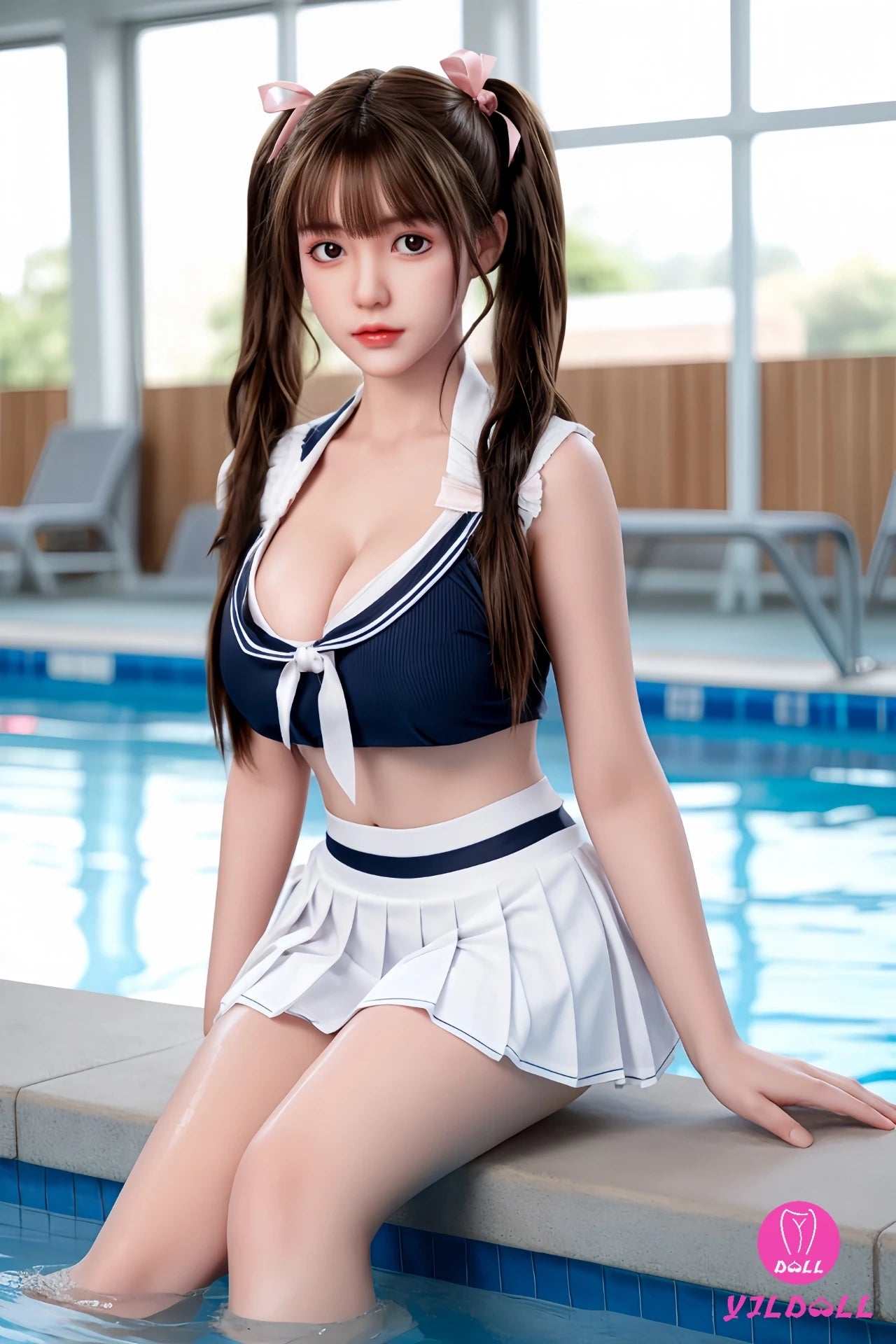 Gu Lan sexdukke (YJL Doll 165 cm d-cup #410 silikone)