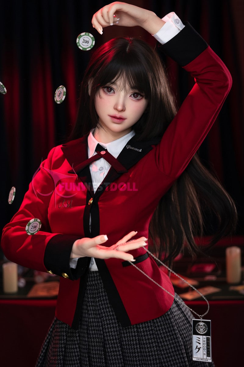 Yumeko Jabami sexdukke (FunWest Doll 159 cm a-cup #038S silikone)