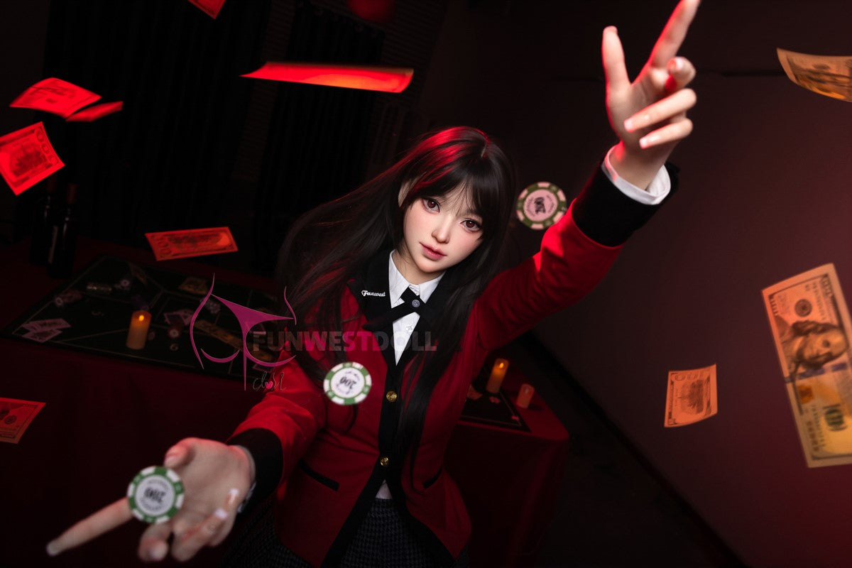 Yumeko Jabami sexdukke (FunWest Doll 159 cm a-cup #038S silikone)
