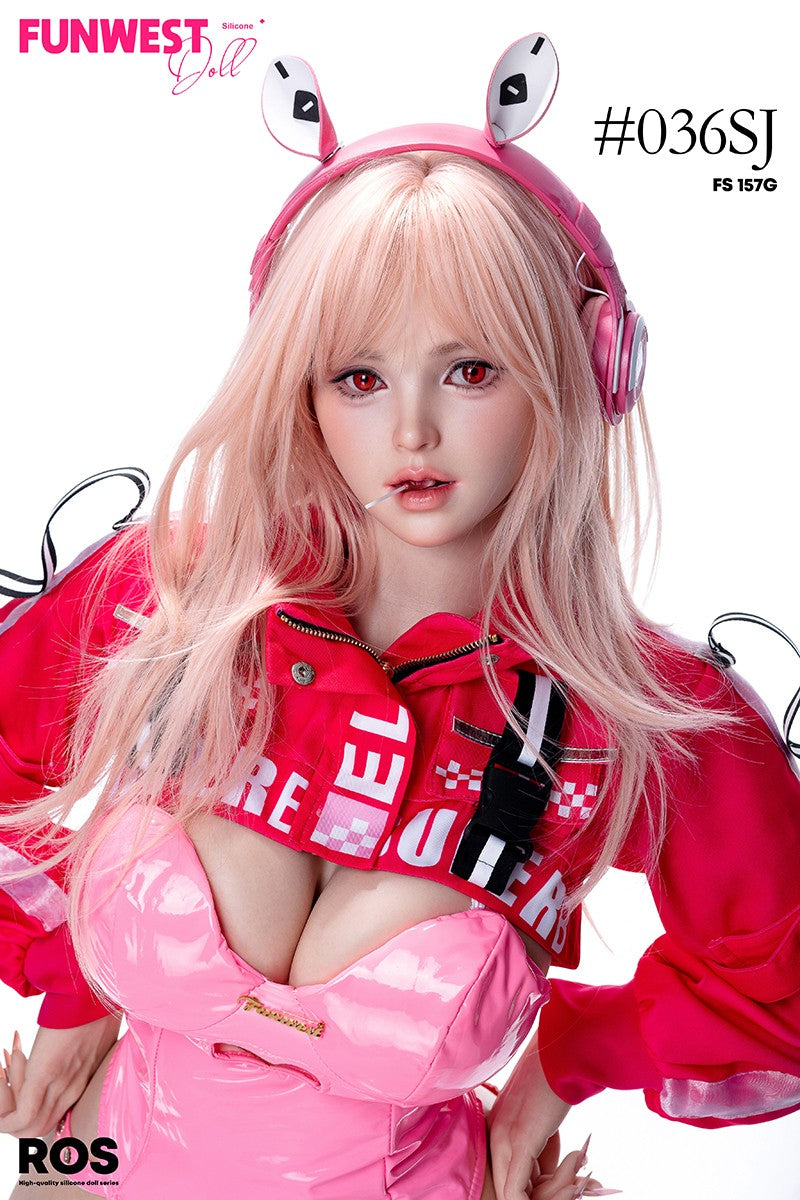 Lily sexdukke (FunWest Doll 157 cm G-cup #036SJ RST silikone)