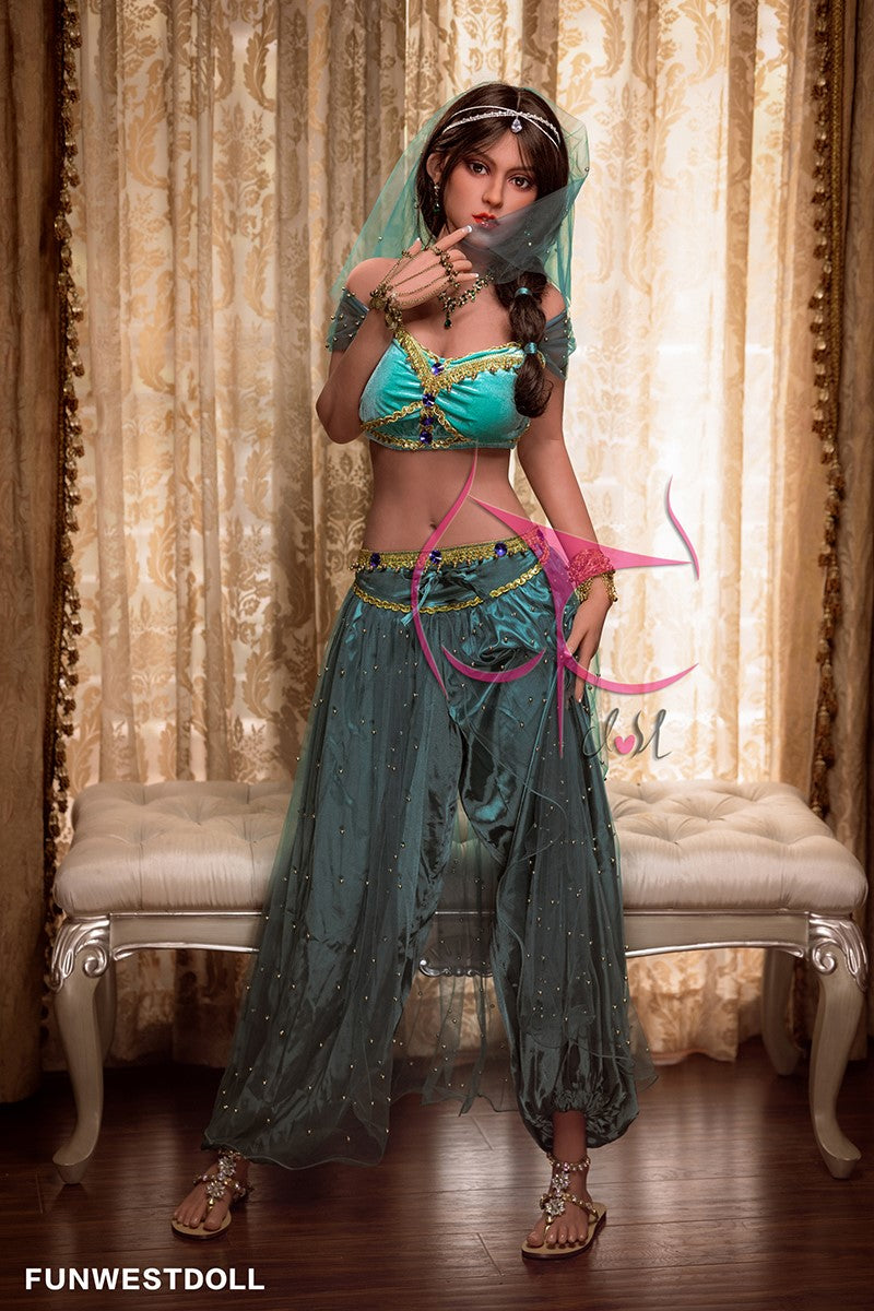 Jasmine sexdukke (FunWest Doll 162 cm f-cup #027 TPE)