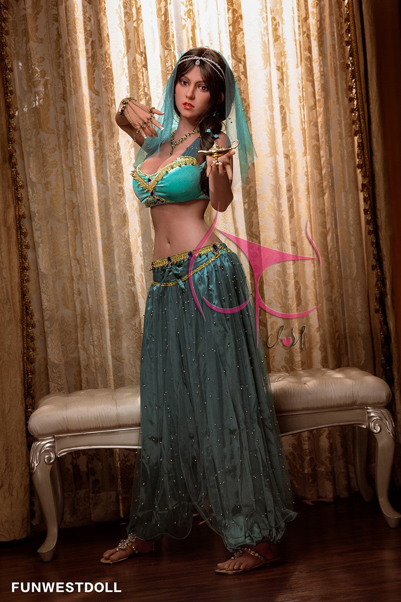 Jasmine sexdukke (FunWest Doll 162 cm f-cup #027 TPE)