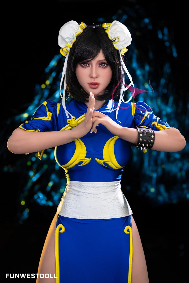 Chun Li sexdukke (FunWest Doll 155 cm f-cup #032 TPE)