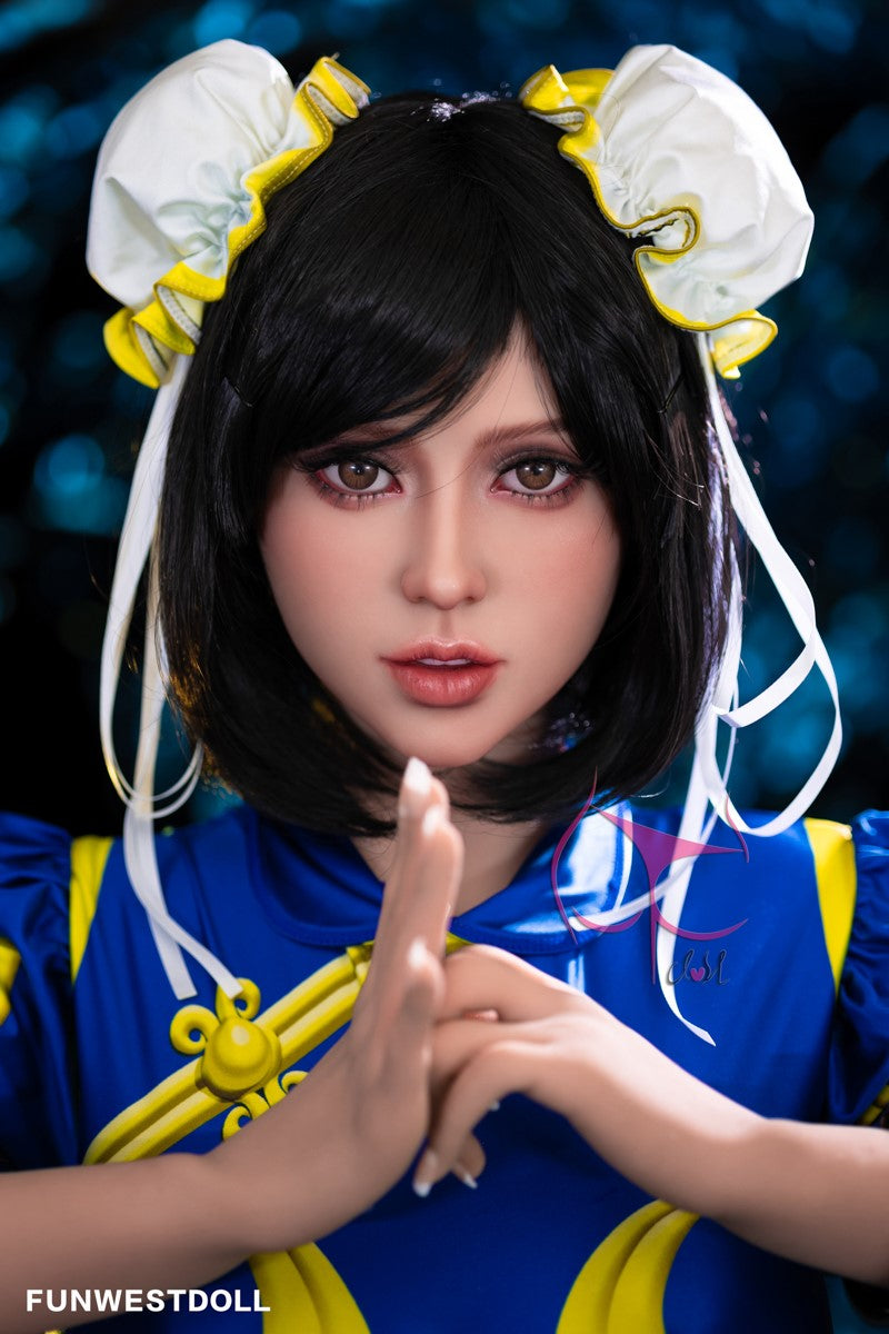 Chun Li sexdukke (FunWest Doll 155 cm F-cup #032 TPE)