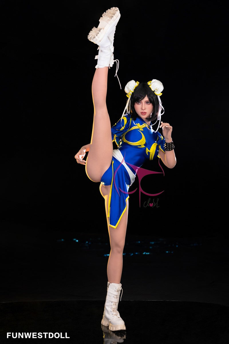 Chun Li sexdukke (FunWest Doll 155 cm F-cup #032 TPE)