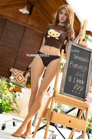 Clara sexdukke (FunWest Doll 159 cm a-cup #050 TPE)