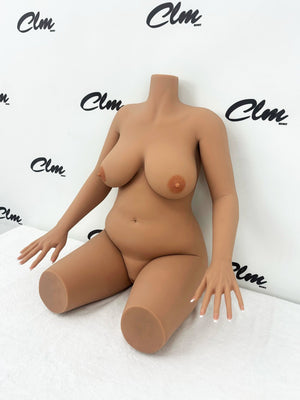 Bølget overkropp sexdukke (Climax Doll Classic 88 cm f-cup TPE)