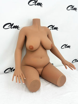 Bølget overkropp sexdukke (Climax Doll Classic 88 cm f-cup TPE)