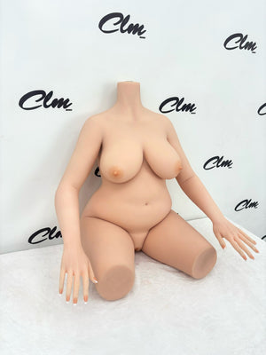 Bølget overkropp sexdukke (Climax Doll Classic 88 cm f-cup TPE)