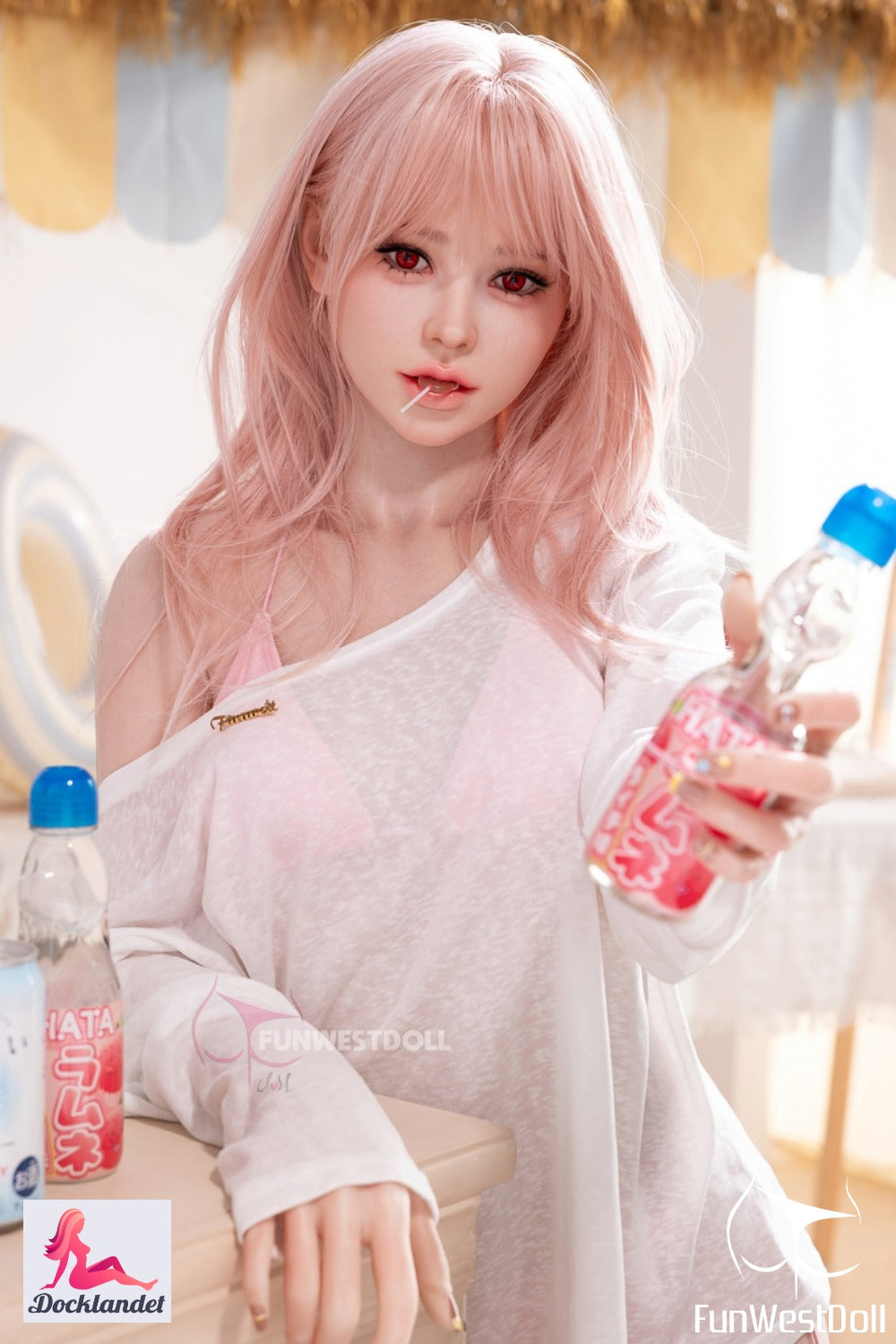 Lucy sexdukke (FunWest Doll 159 cm A-cup #032SJ RST silikone)