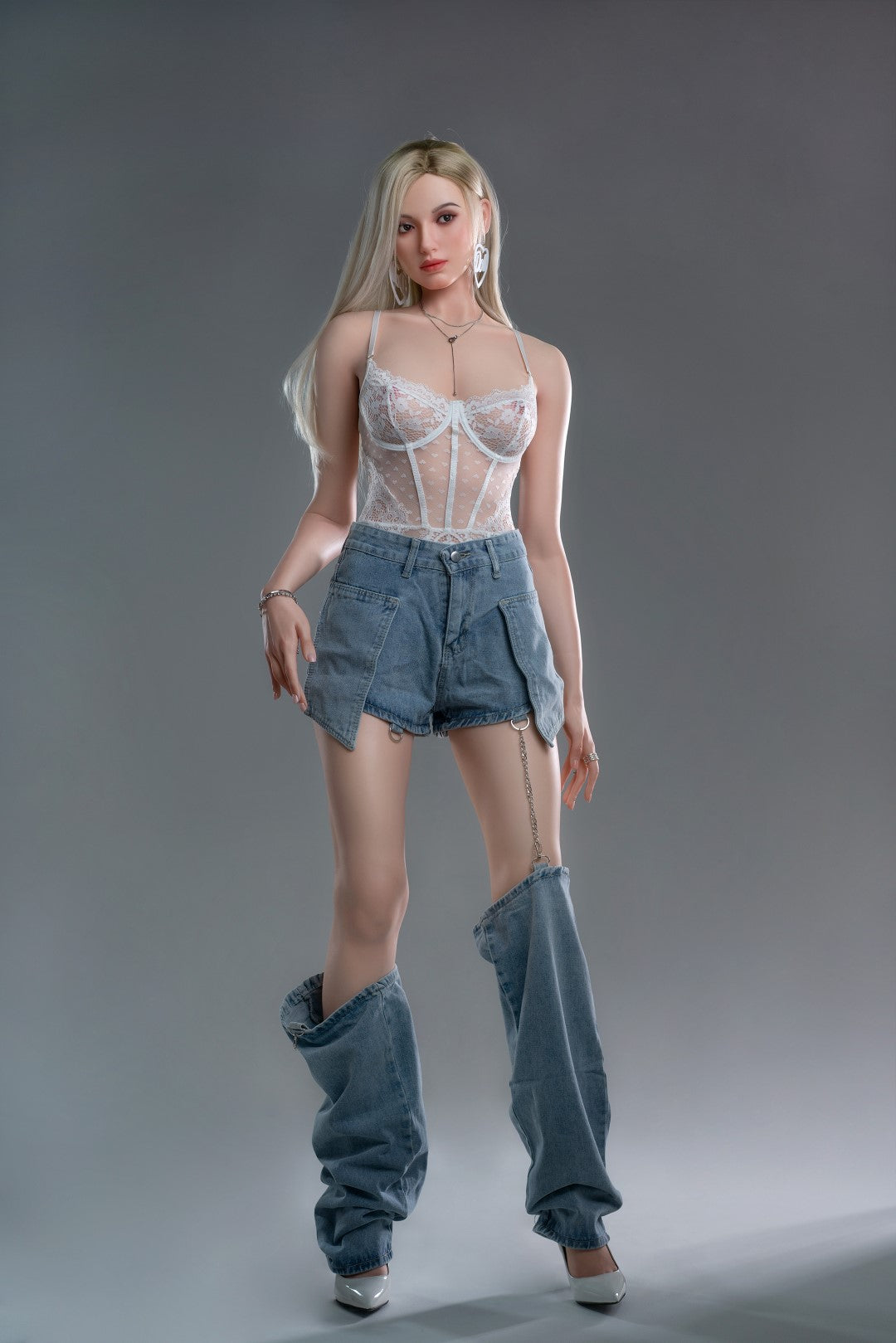 Zeina sexdukke (Zelex 175 cm e-cup Ge111-1 silikone)