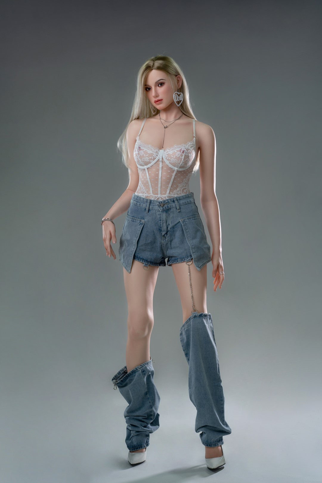 Zeina sexdukke (Zelex 175 cm e-cup Ge111-1 silikone)