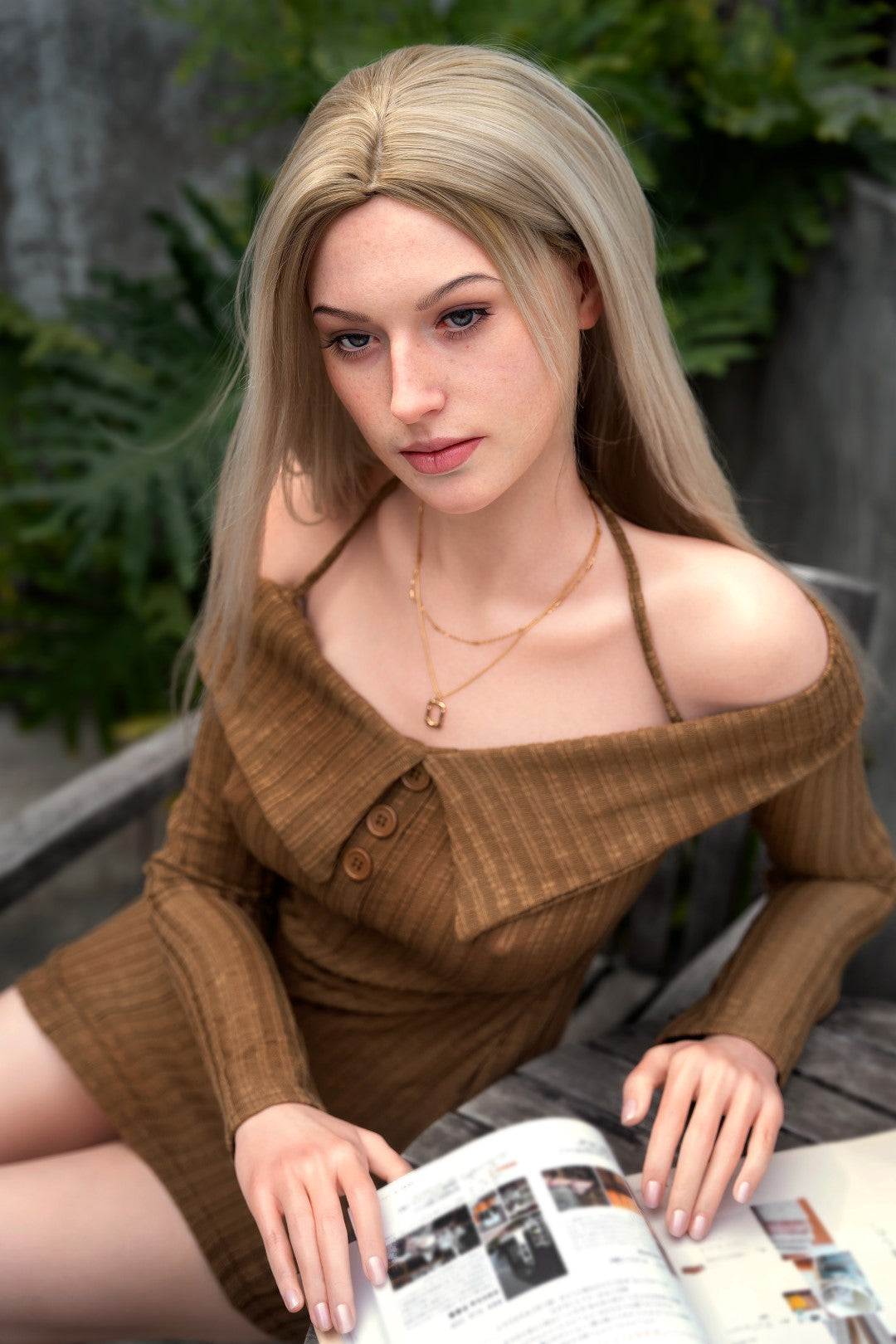 Evelina sexdukke (Zelex 175 cm e-cup Ge41-1 silikone)