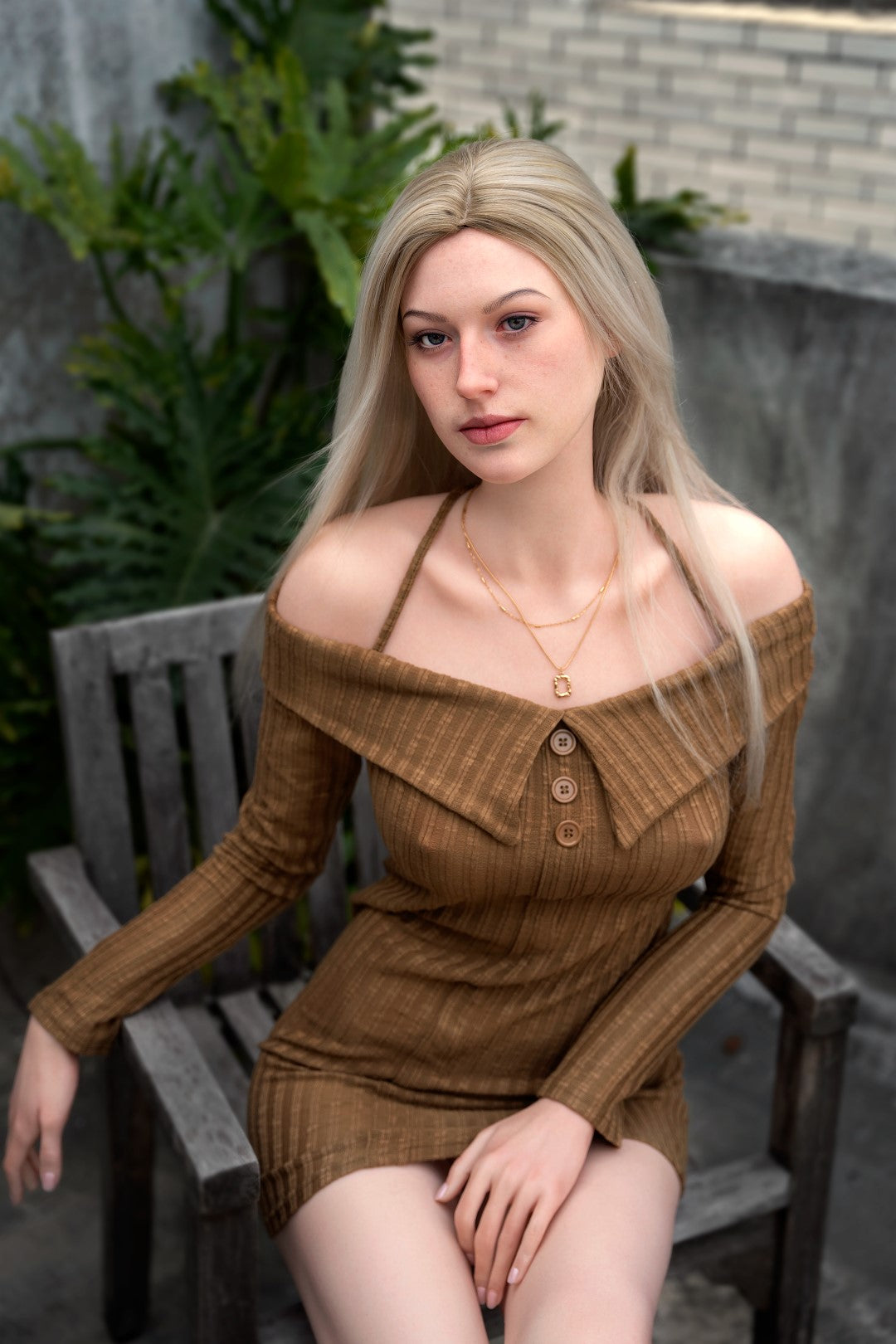 Evelina sexdukke (Zelex 175 cm e-cup Ge41-1 silikone)