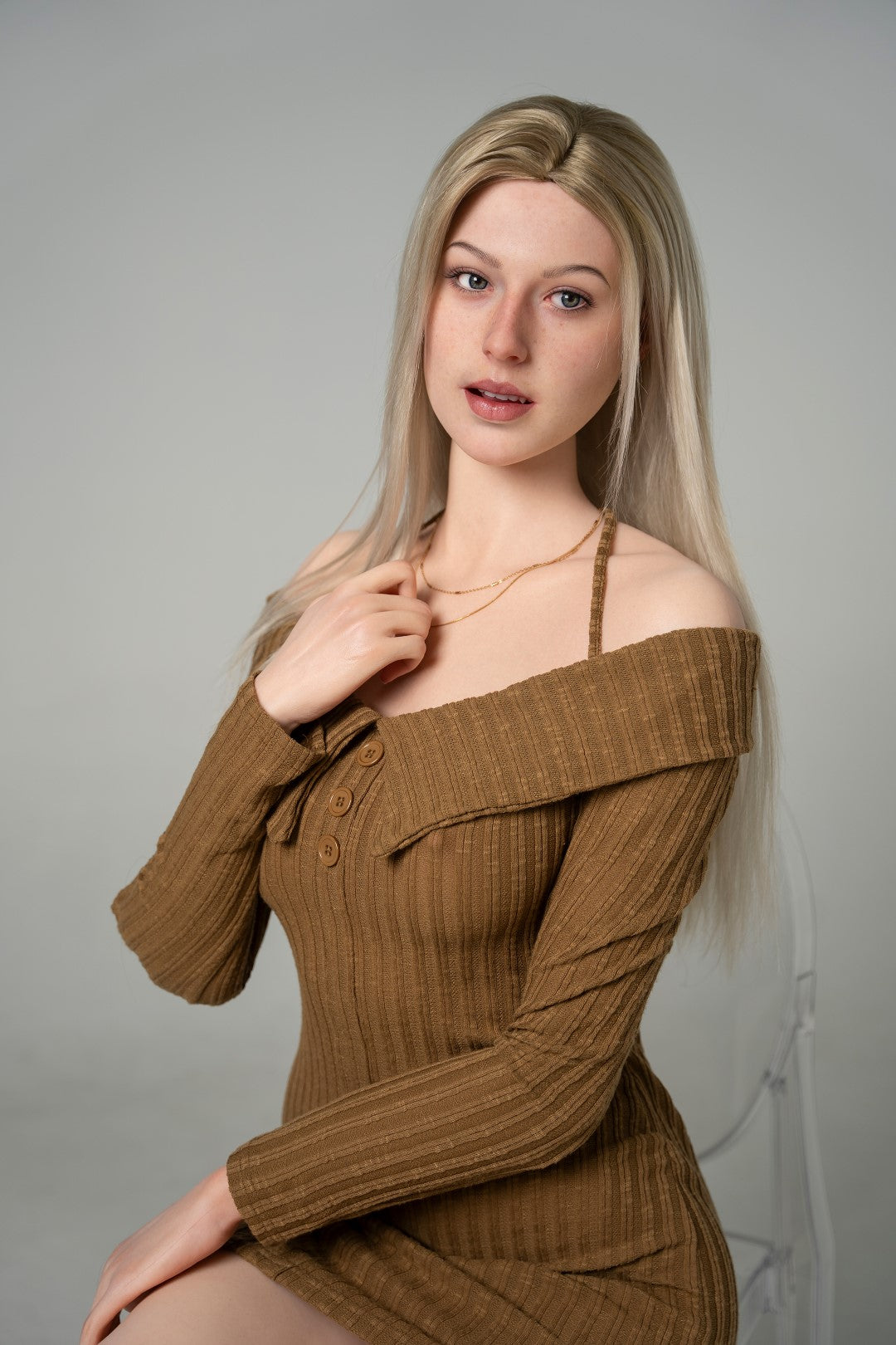 Evelina sexdukke (Zelex 175 cm E-cup GE41-1 silikone)