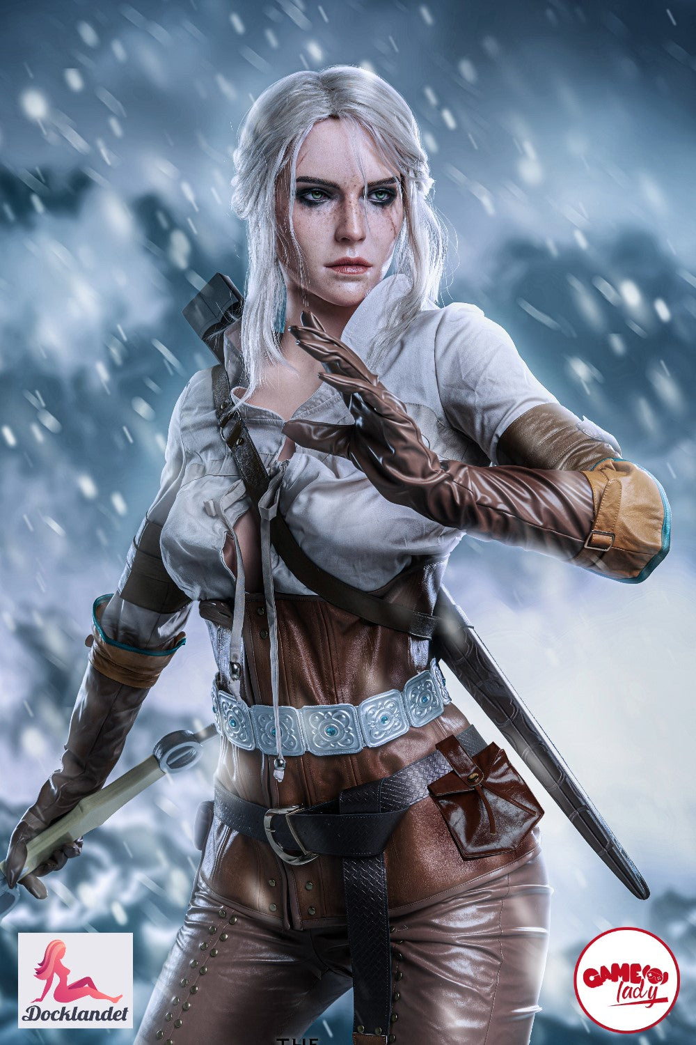 Ciri sexdukke (Game Lady 168 cm e-cup Nr. 05 silikone)