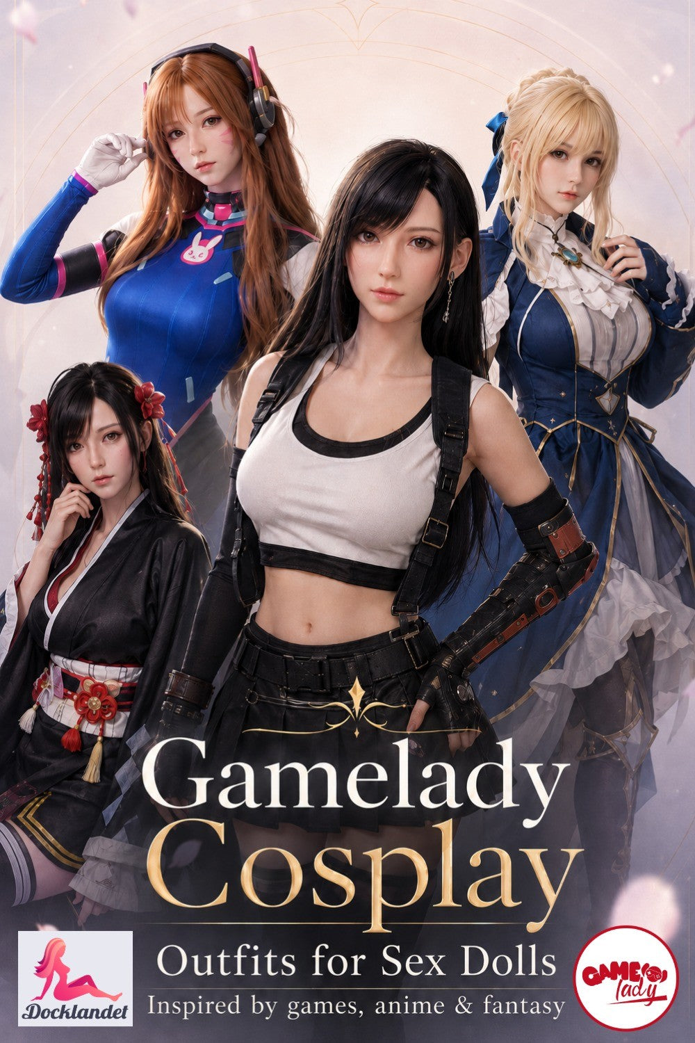 Gamelady officielle cosplay-outfits. Oplev Gamelady cosplay-outfits til sexdukker. Find fantasifulde kostumer, rollespilstøj og stilfuldt tilbehør til at forvandle din dukkes stil.

