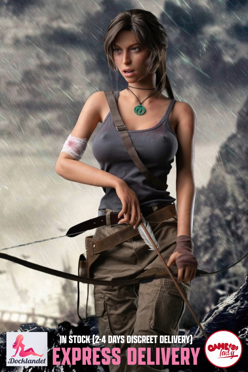 Lara Croft Sexdocka (Game Lady 166cm E-Kupa No.20 Silikon) EXPRESS