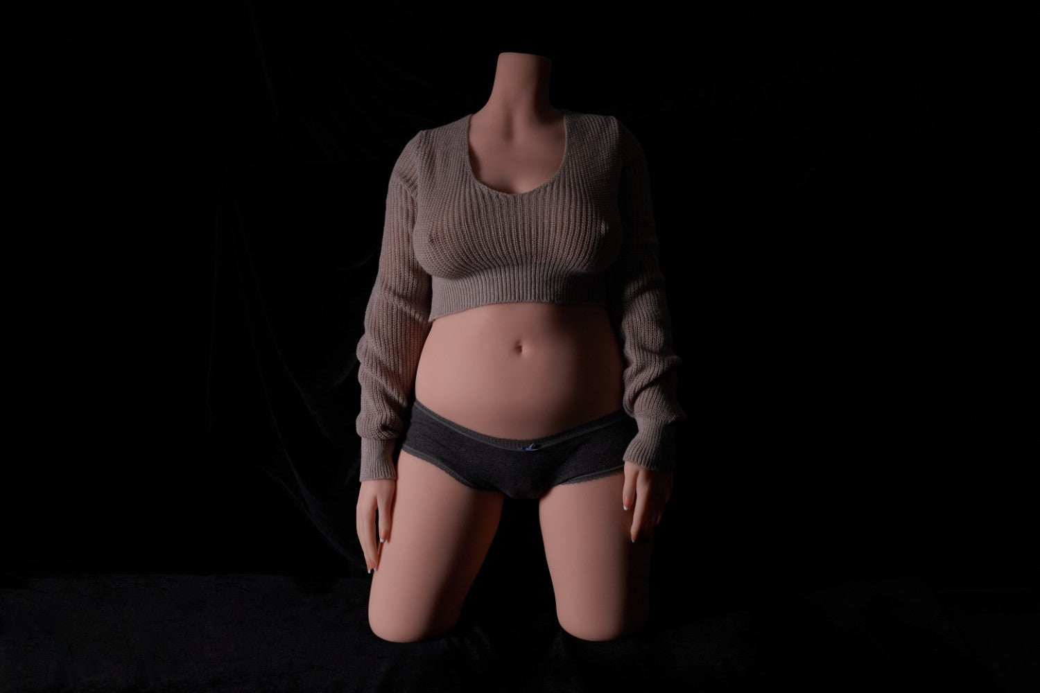 Bølget overkropp sexdukke (Climax Doll Classic 88 cm f-cup TPE)