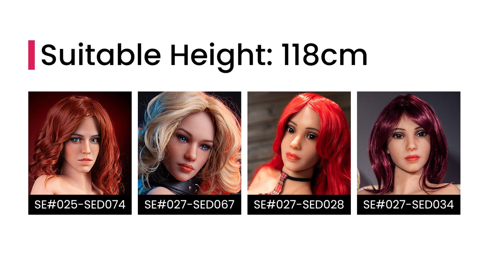 Ekstra hoved (SE-Doll TPE original)