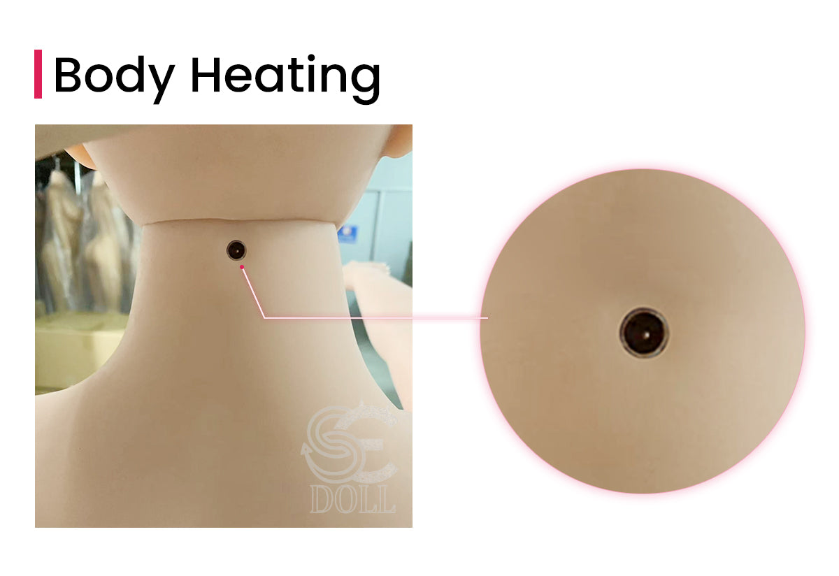 SE-Doll värmesystem för silikon- och TPE-dockor – inbyggd kroppsuppvärmning som ger en naturligt varm känsla för ökad realism.