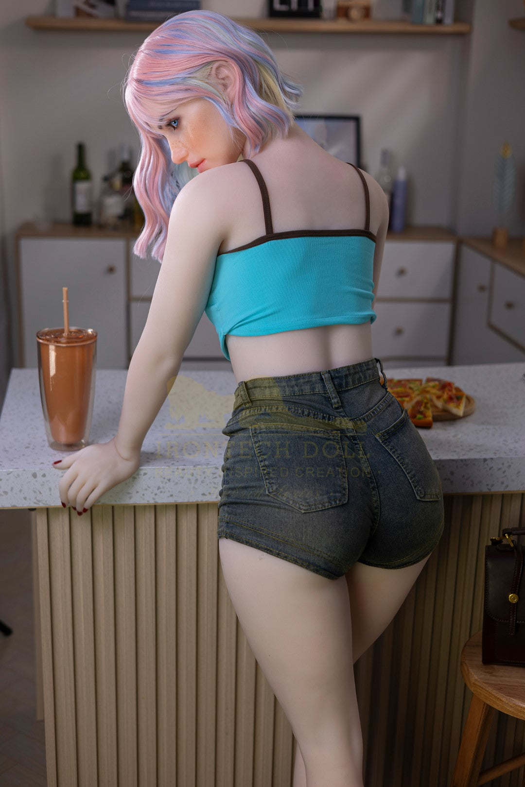 Heidi sexdukke (Irontech Doll 162cm a-cup S46 TPE+silikone)