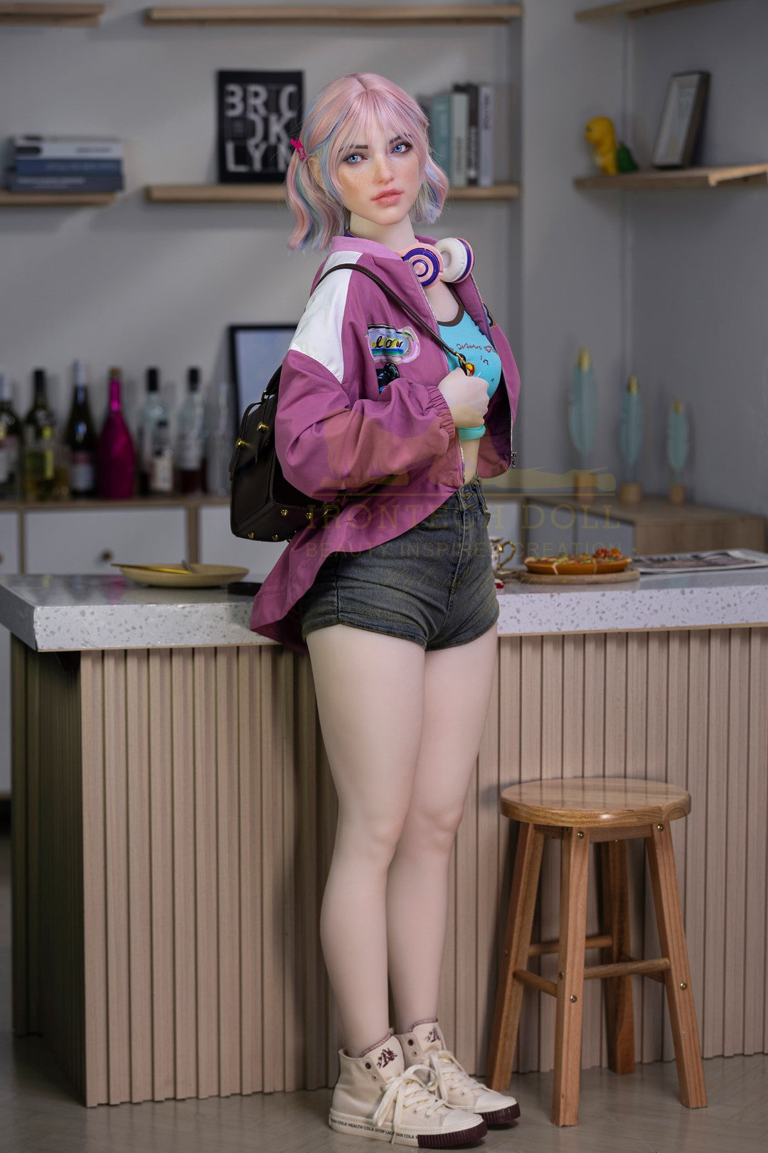 Heidi sexdukke (Irontech Doll 162cm a-cup S46 TPE+silikone)