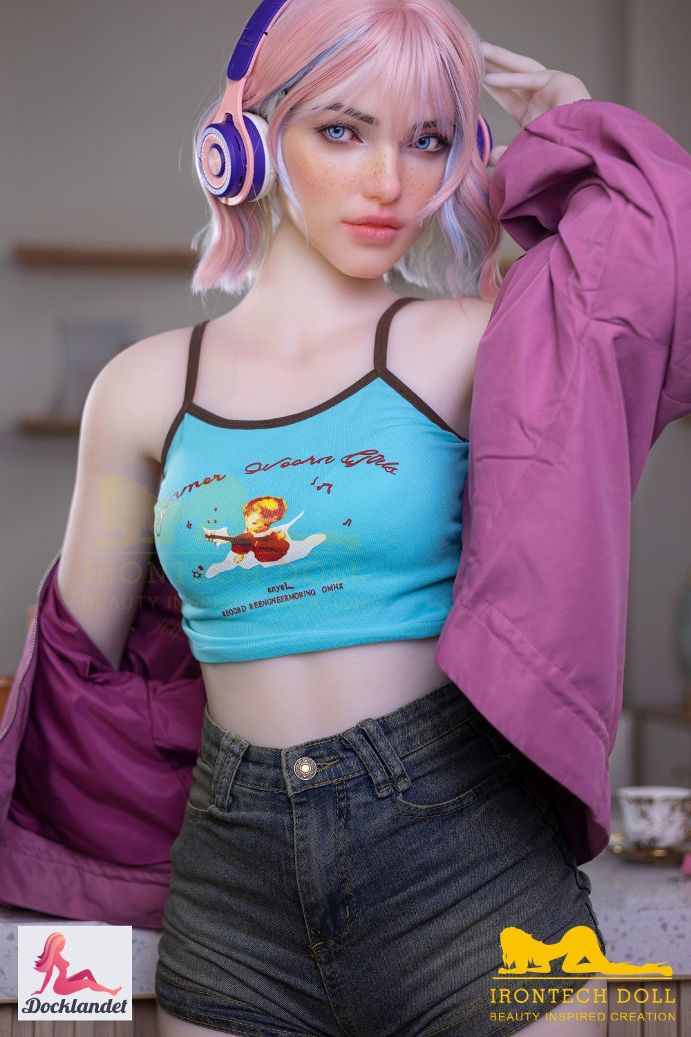 Heidi sexdukke (Irontech Doll 162 cm A-cup S46 TPE+silikone)