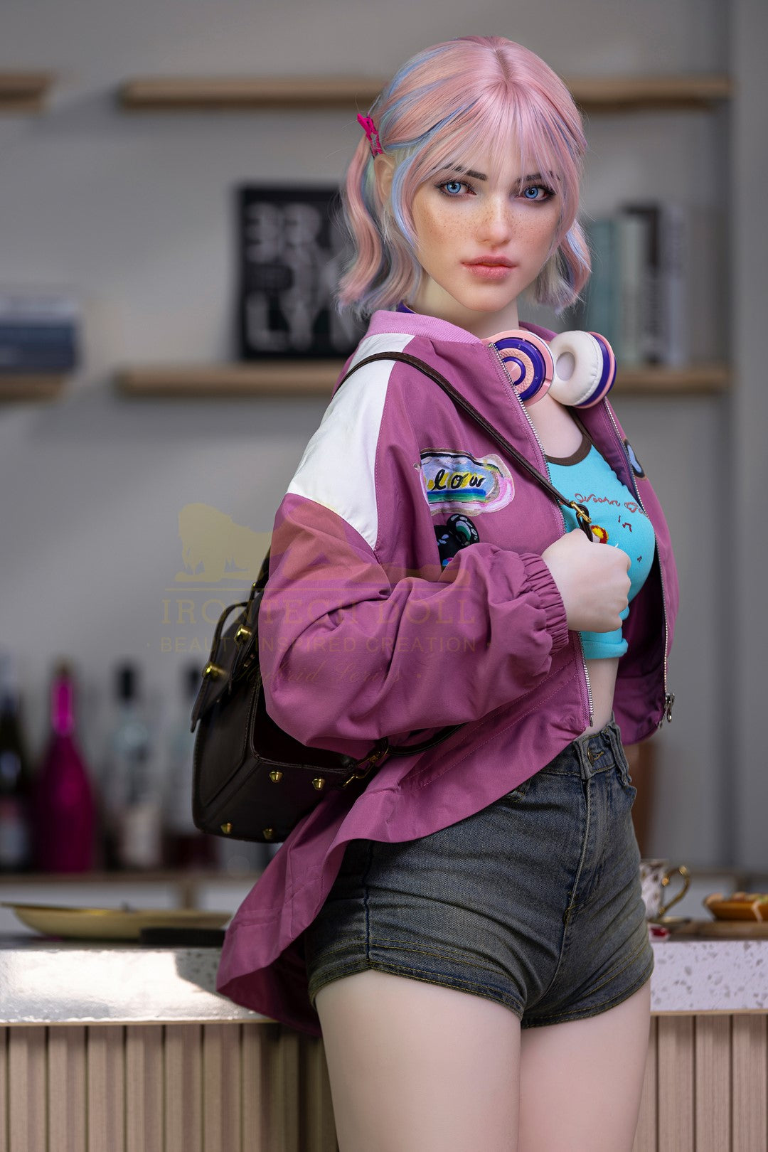 Heidi sexdukke (Irontech Doll 162cm a-cup S46 TPE+silikone)