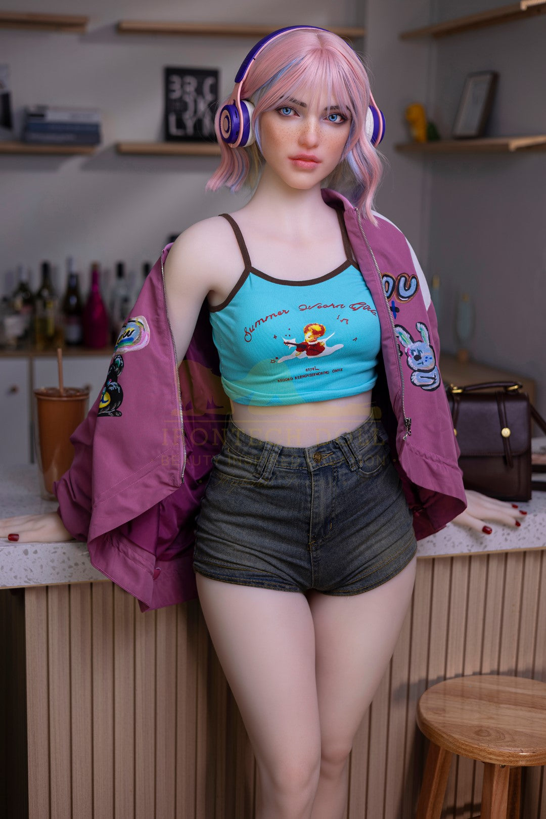 Heidi sexdukke (Irontech Doll 162 cm A-cup S46 TPE+silikone)