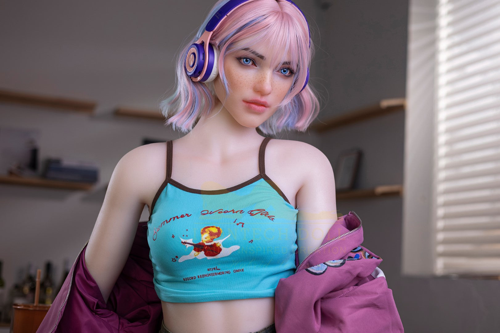 Heidi sexdukke (Irontech Doll 162cm a-cup S46 TPE+silikone)