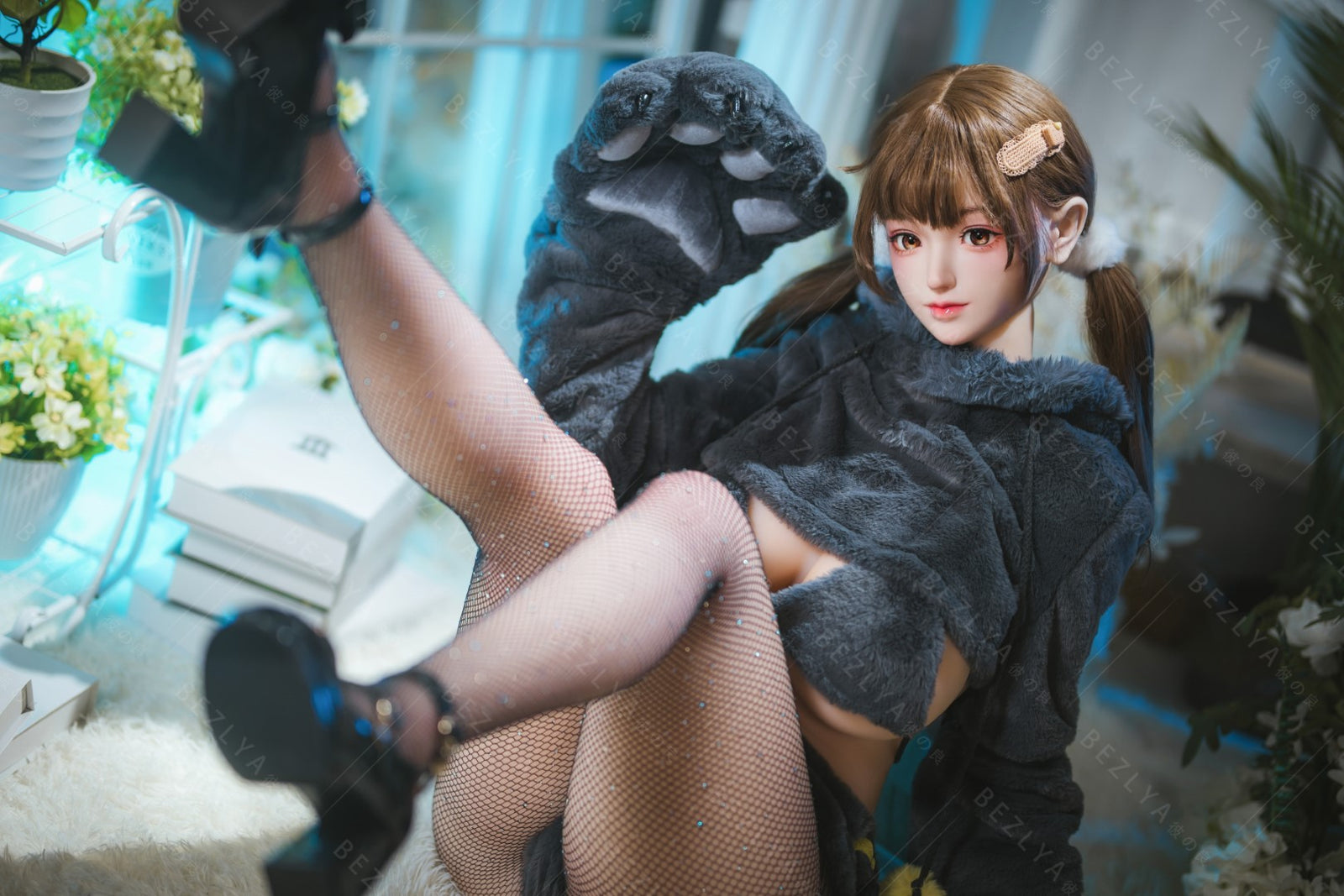 Paeonia sexdukke (Bezlya Doll 155 cm F-cup 2.0 TPE+silikone)