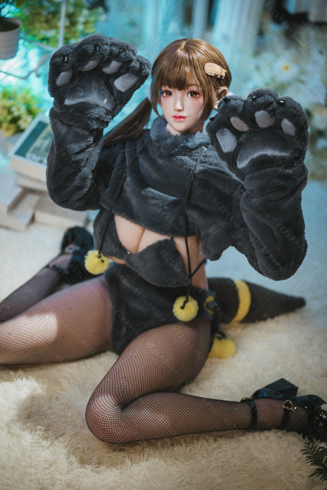 Paeonia sexdukke (Bezlya Doll 155 cm F-cup 2.0 TPE+silikone)