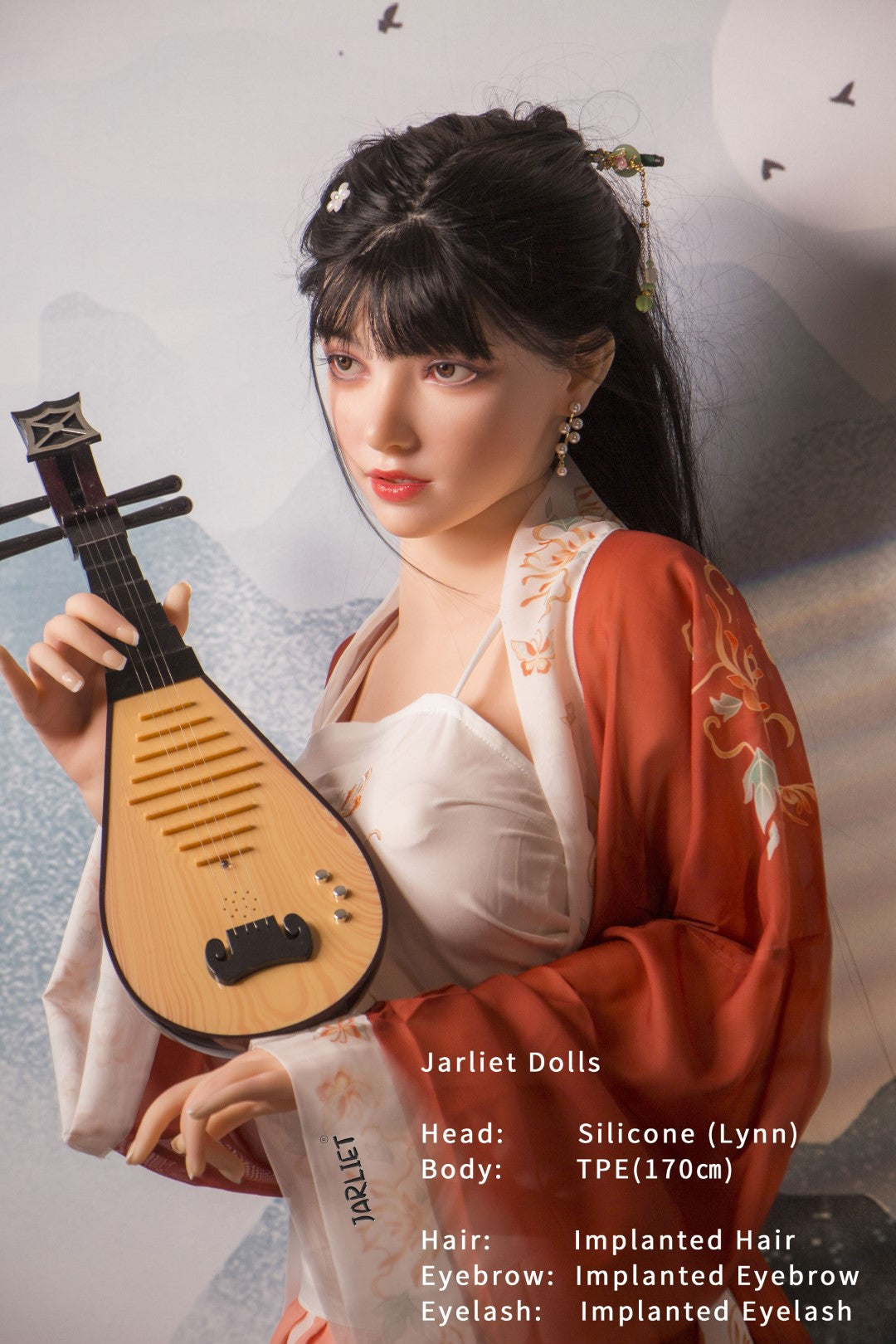Lynn sexdukke (Jarliet 170 cm H-cup TPE+silikone)