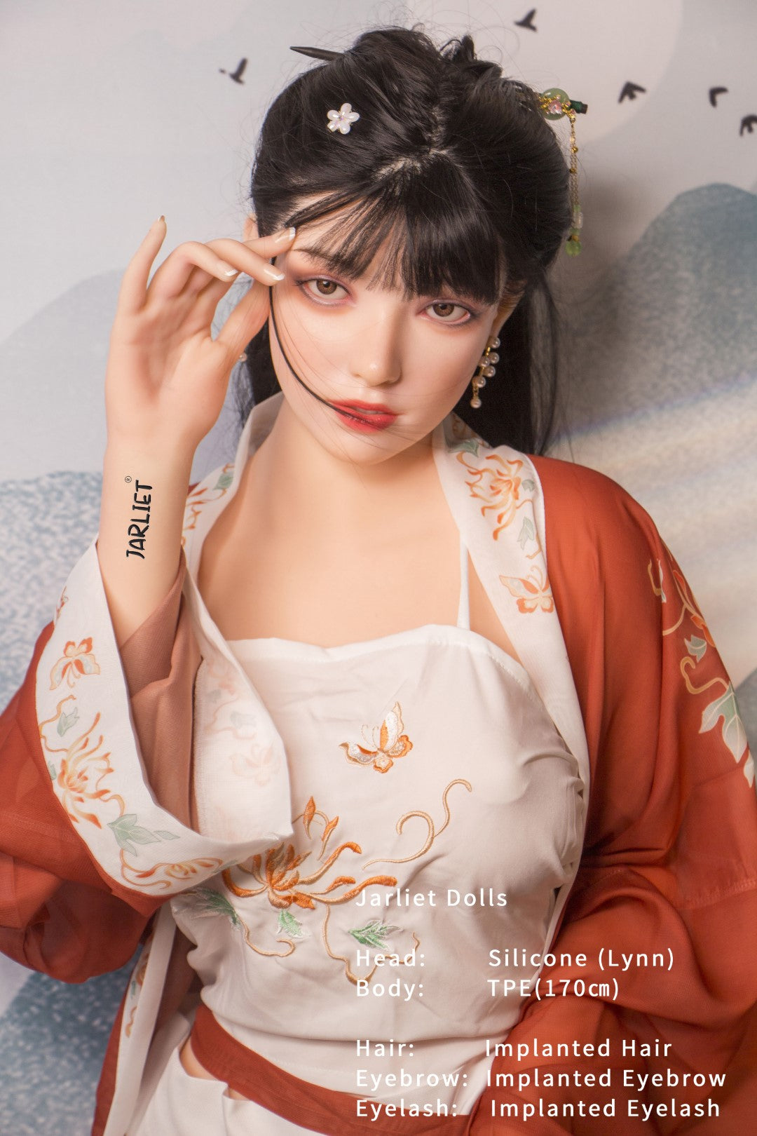 Lynn sexdukke (Jarliet 170 cm H-cup TPE+silikone)